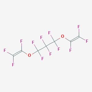 molecular formula C7F12O2 B076562 1,1,2,2,3,3-六氟-1,3-双[(三氟乙烯基)氧基]丙烷 CAS No. 13846-22-5
