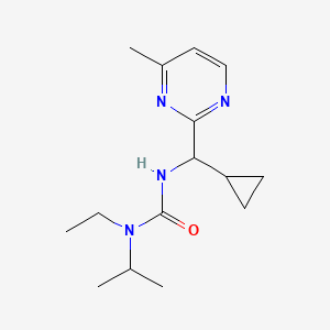 3-[Cyclopropyl-(4-methylpyrimidin-2-yl)methyl]-1-ethyl-1-propan-2-ylurea