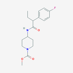 Methyl 4-[2-(4-fluorophenyl)butanoylamino]piperidine-1-carboxylate