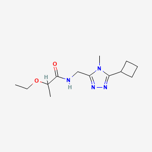 N-[(5-cyclobutyl-4-methyl-1,2,4-triazol-3-yl)methyl]-2-ethoxypropanamide