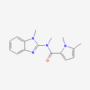 N,1,5-trimethyl-N-(1-methylbenzimidazol-2-yl)pyrrole-2-carboxamide