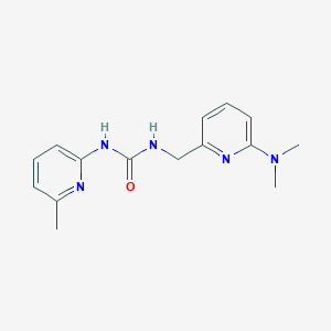 1-[[6-(Dimethylamino)pyridin-2-yl]methyl]-3-(6-methylpyridin-2-yl)urea