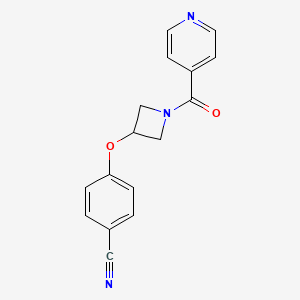 4-[1-(Pyridine-4-carbonyl)azetidin-3-yl]oxybenzonitrile