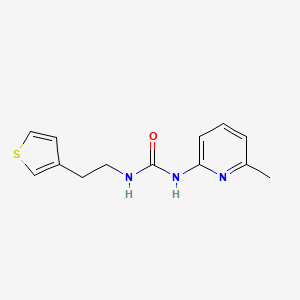 1-(6-Methylpyridin-2-yl)-3-(2-thiophen-3-ylethyl)urea