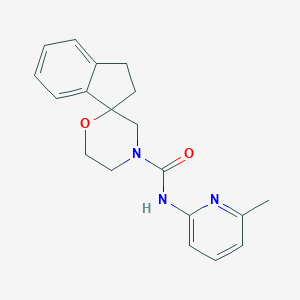 N-(6-methylpyridin-2-yl)spiro[1,2-dihydroindene-3,2'-morpholine]-4'-carboxamide