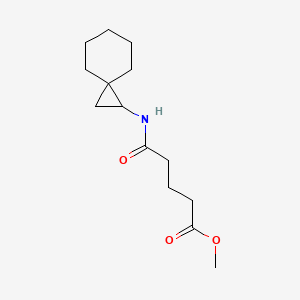 Methyl 5-oxo-5-(spiro[2.5]octan-2-ylamino)pentanoate