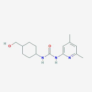 1-(4,6-Dimethylpyridin-2-yl)-3-[4-(hydroxymethyl)cyclohexyl]urea