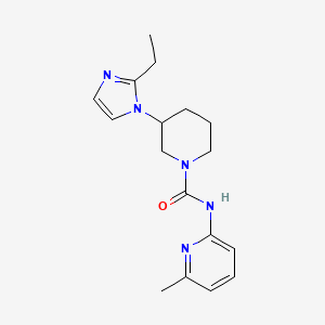 3-(2-ethylimidazol-1-yl)-N-(6-methylpyridin-2-yl)piperidine-1-carboxamide