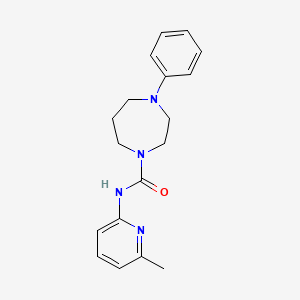 N-(6-methylpyridin-2-yl)-4-phenyl-1,4-diazepane-1-carboxamide