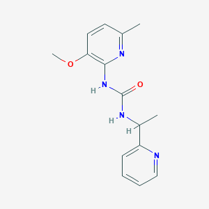 1-(3-Methoxy-6-methylpyridin-2-yl)-3-(1-pyridin-2-ylethyl)urea