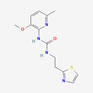 1-(3-Methoxy-6-methylpyridin-2-yl)-3-[2-(1,3-thiazol-2-yl)ethyl]urea