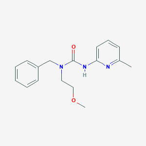 1-Benzyl-1-(2-methoxyethyl)-3-(6-methylpyridin-2-yl)urea