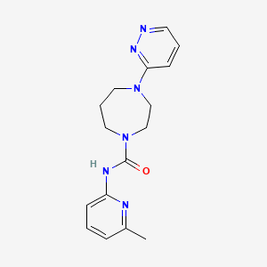 N-(6-methylpyridin-2-yl)-4-pyridazin-3-yl-1,4-diazepane-1-carboxamide