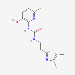 1-[2-(4,5-Dimethyl-1,3-thiazol-2-yl)ethyl]-3-(3-methoxy-6-methylpyridin-2-yl)urea