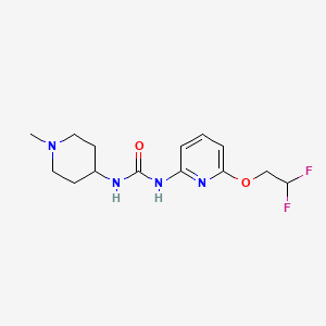 1-[6-(2,2-Difluoroethoxy)pyridin-2-yl]-3-(1-methylpiperidin-4-yl)urea