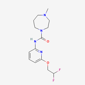 N-[6-(2,2-difluoroethoxy)pyridin-2-yl]-4-methyl-1,4-diazepane-1-carboxamide