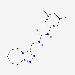 1-(4,6-dimethylpyridin-2-yl)-3-(6,7,8,9-tetrahydro-5H-[1,2,4]triazolo[4,3-a]azepin-3-ylmethyl)urea