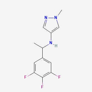 1-methyl-N-[1-(3,4,5-trifluorophenyl)ethyl]pyrazol-4-amine