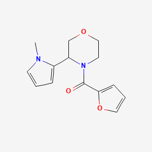 Furan-2-yl-[3-(1-methylpyrrol-2-yl)morpholin-4-yl]methanone