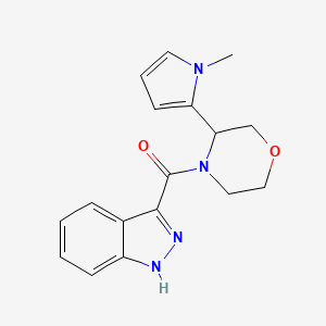 1H-indazol-3-yl-[3-(1-methylpyrrol-2-yl)morpholin-4-yl]methanone