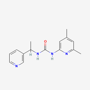 1-(4,6-Dimethylpyridin-2-yl)-3-(1-pyridin-3-ylethyl)urea