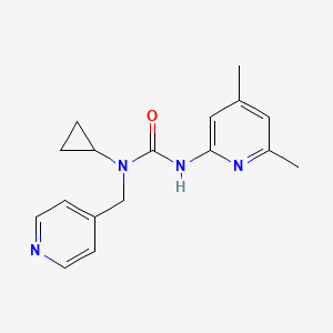 1-Cyclopropyl-3-(4,6-dimethylpyridin-2-yl)-1-(pyridin-4-ylmethyl)urea