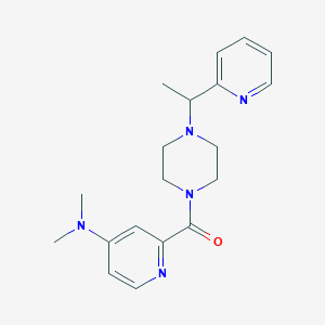 [4-(Dimethylamino)pyridin-2-yl]-[4-(1-pyridin-2-ylethyl)piperazin-1-yl]methanone