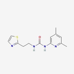 1-(4,6-Dimethylpyridin-2-yl)-3-[2-(1,3-thiazol-2-yl)ethyl]urea