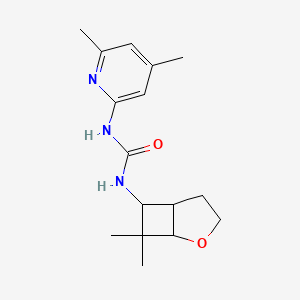 1-(7,7-Dimethyl-2-oxabicyclo[3.2.0]heptan-6-yl)-3-(4,6-dimethylpyridin-2-yl)urea