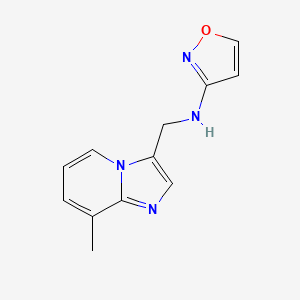 N-[(8-methylimidazo[1,2-a]pyridin-3-yl)methyl]-1,2-oxazol-3-amine