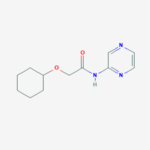 2-cyclohexyloxy-N-pyrazin-2-ylacetamide