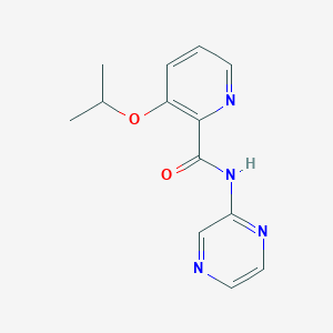 3-propan-2-yloxy-N-pyrazin-2-ylpyridine-2-carboxamide