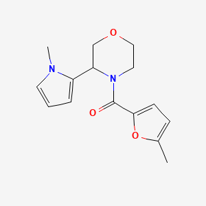 (5-Methylfuran-2-yl)-[3-(1-methylpyrrol-2-yl)morpholin-4-yl]methanone