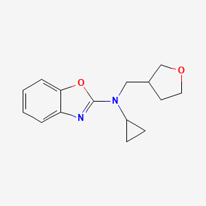 N-cyclopropyl-N-(oxolan-3-ylmethyl)-1,3-benzoxazol-2-amine