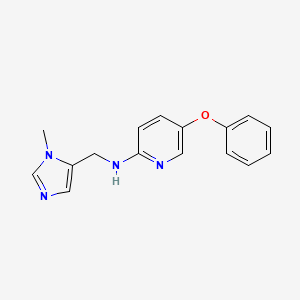 N-[(3-methylimidazol-4-yl)methyl]-5-phenoxypyridin-2-amine