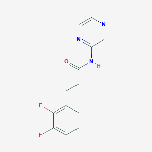 3-(2,3-difluorophenyl)-N-pyrazin-2-ylpropanamide