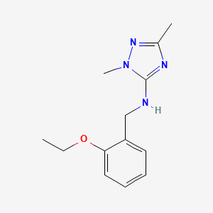 N-[(2-ethoxyphenyl)methyl]-2,5-dimethyl-1,2,4-triazol-3-amine