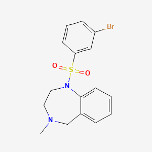 1-(3-bromophenyl)sulfonyl-4-methyl-3,5-dihydro-2H-1,4-benzodiazepine