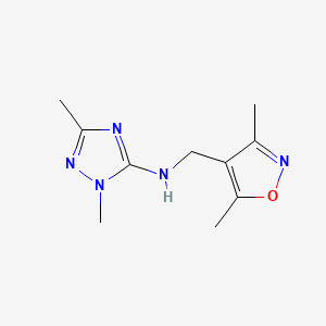 N-[(3,5-dimethyl-1,2-oxazol-4-yl)methyl]-2,5-dimethyl-1,2,4-triazol-3-amine