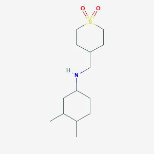 N-[(1,1-dioxothian-4-yl)methyl]-3,4-dimethylcyclohexan-1-amine