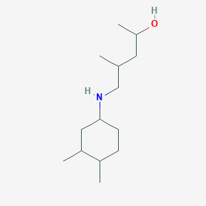 5-[(3,4-Dimethylcyclohexyl)amino]-4-methylpentan-2-ol