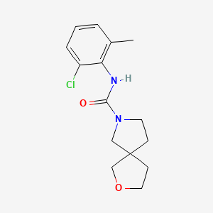 N-(2-chloro-6-methylphenyl)-2-oxa-7-azaspiro[4.4]nonane-7-carboxamide