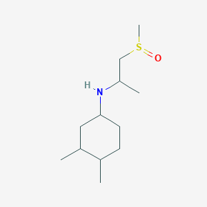 3,4-dimethyl-N-(1-methylsulfinylpropan-2-yl)cyclohexan-1-amine