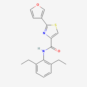 N-(2,6-diethylphenyl)-2-(furan-3-yl)-1,3-thiazole-4-carboxamide