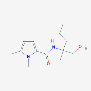 N-(1-hydroxy-2-methylpentan-2-yl)-1,5-dimethylpyrrole-2-carboxamide