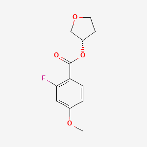 [(3S)-oxolan-3-yl] 2-fluoro-4-methoxybenzoate