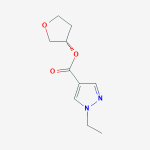 [(3S)-oxolan-3-yl] 1-ethylpyrazole-4-carboxylate