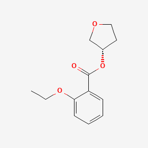 molecular formula C13H16O4 B7659110 [(3S)-oxolan-3-yl] 2-ethoxybenzoate 