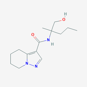 N-(1-hydroxy-2-methylpentan-2-yl)-4,5,6,7-tetrahydropyrazolo[1,5-a]pyridine-3-carboxamide