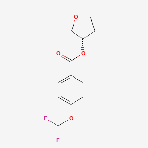 [(3S)-oxolan-3-yl] 4-(difluoromethoxy)benzoate